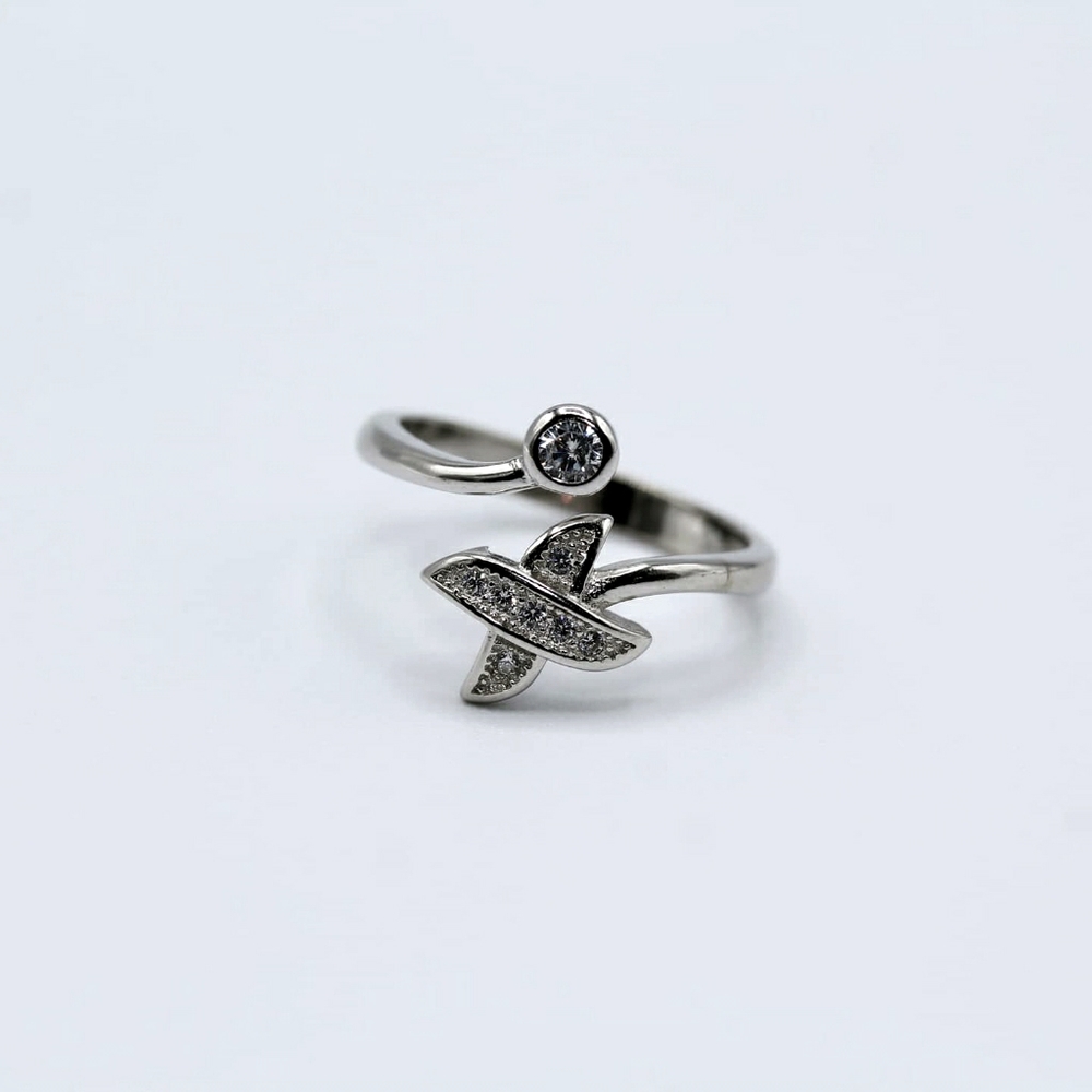 Tic Tac Toe CZ Ring